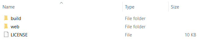 Contents of PDF.js ZIP file