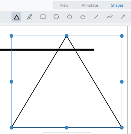 First triangle annotation
